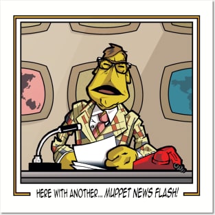 Muppet News Flash Posters and Art